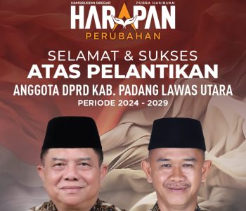 Hamsiruddin Siregar: Selamat! Semoga DPRD Paluta Bekerja Sesuai Harapan Masyarakat