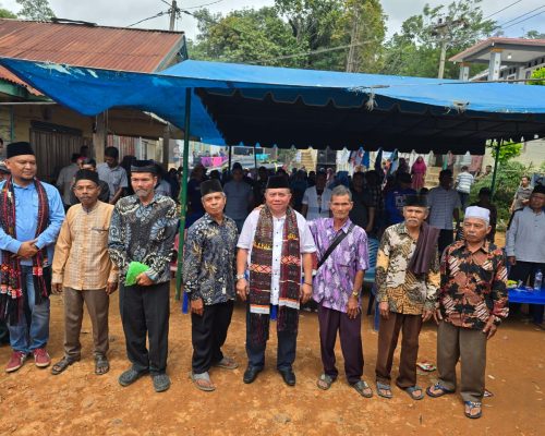 Kunjungi Desa Simandiangin, Masyarakat Harap Hamsiruddin Benahi Jalan Rusak di Paluta 