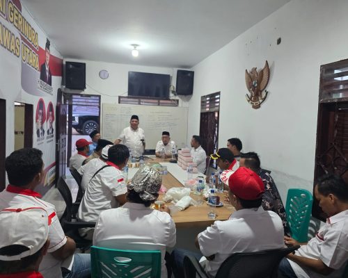 DPC Gerindra Paluta Gelar Konsolidasi Partai Menangkan Paslon HARAPAN