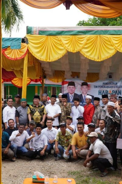 Kukuhkan Tim Pemenangan, Hamsiruddin Akan Perhatikan Kesejahteraan Masyarakat Simangambat