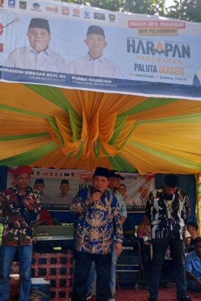 Disambut Antusias Masyarakat Hotang Sasa, Hamsiruddin Prioritaskan Infrastruktur di Desa